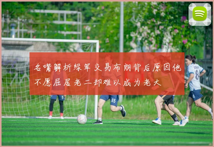 名嘴解析绿军交易布朗背后原因他不愿屈居老二却难以成为老大